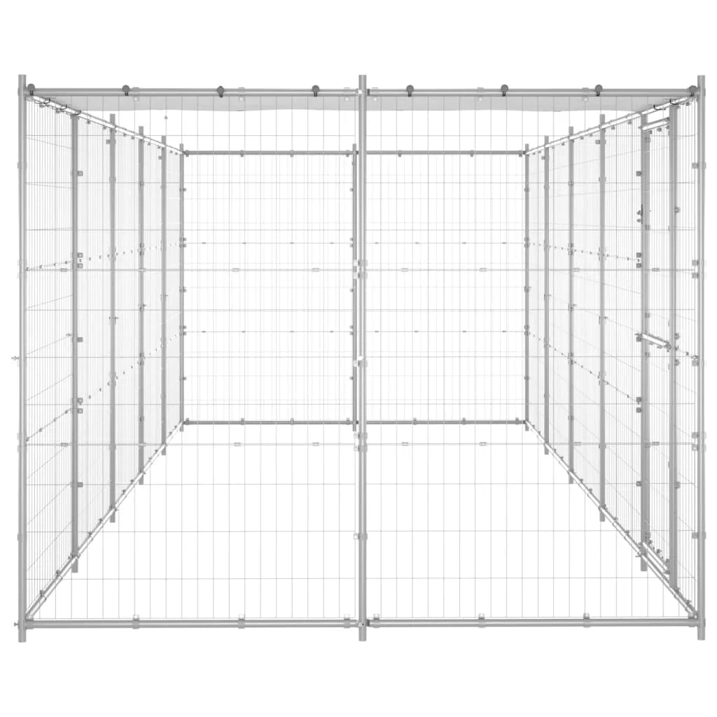 Anself Galvanized Steel with Roof 130.2 ft²