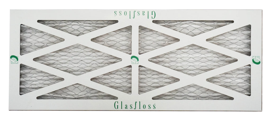 Glasfloss Air Filter 10x25x2 - 2" MERV 10 - (Pack of 12) - Pleated AC or HVAC Air Filter - Furnace Air Filter - Home or Office - Made In The USA.