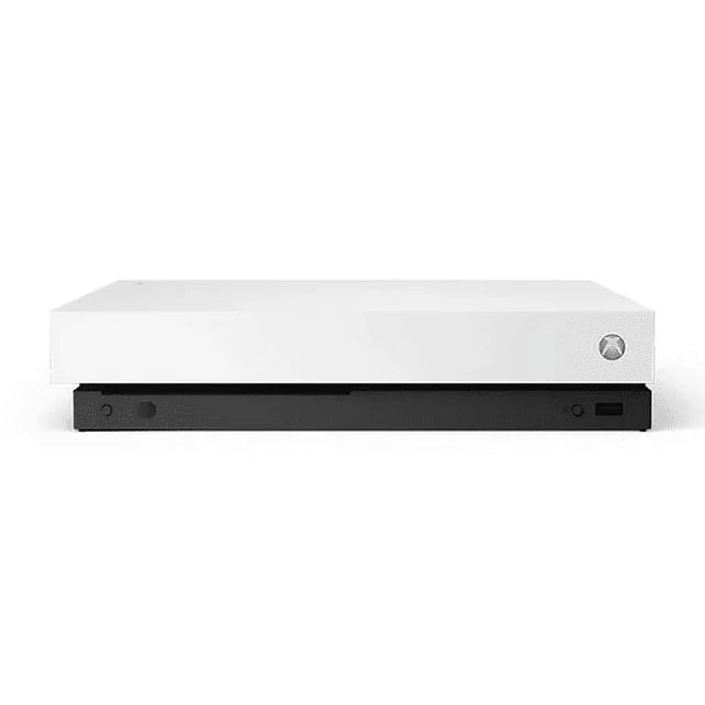 Xbox One X 1TB, 4K Ultra HD White Console Only with Headset BOLT AXTION Bundle Refurbished