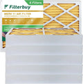 Filterbuy 16x30x4 MERV 11 Pleated HVAC AC Furnace Air Filters (6-Pack)