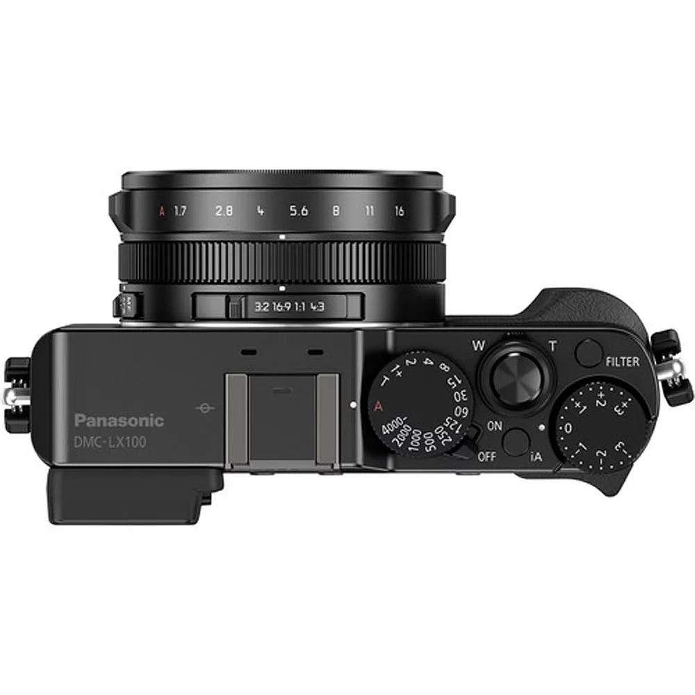 Lumix LX100 12.8 Megapixel Bridge Camera, Black