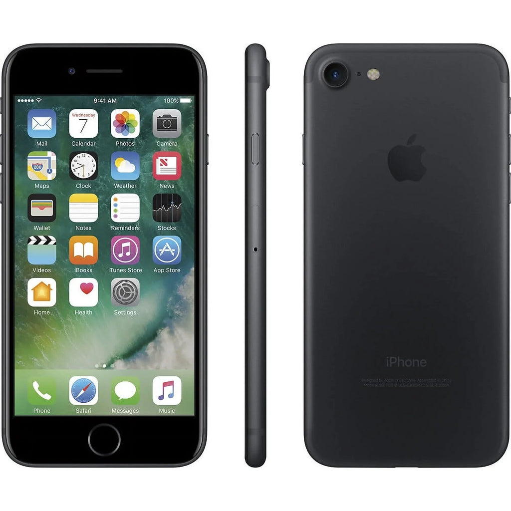 Restored iPhone 7, 32 GB, Black - GSM Unlocked - GSM compatible (Refurbished)