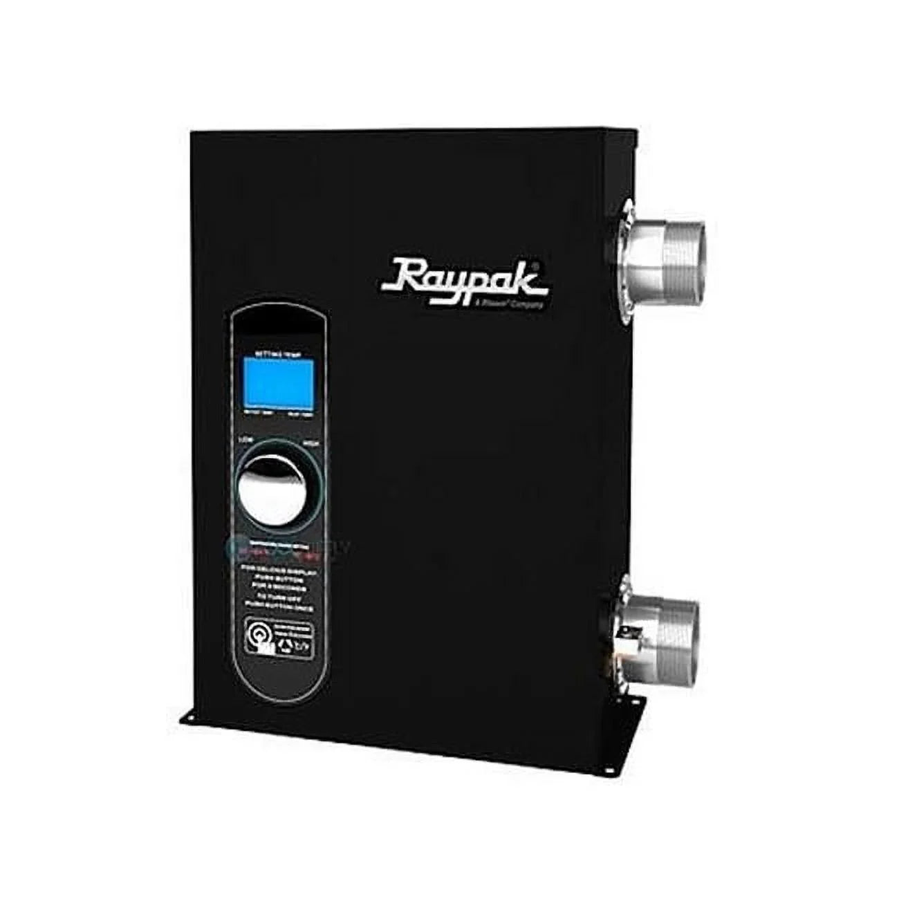 Raypak 240V & 18K BTU, 5.5 kW Electric Digital Titanium Pool & Spa Heater with 1.5 in. Unions Socket
