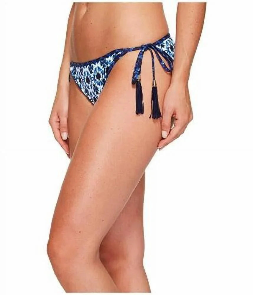 Tommy Bahama PLUNGE BLUE Shibori Reversible Bikini Swim Bottom, US Large/14