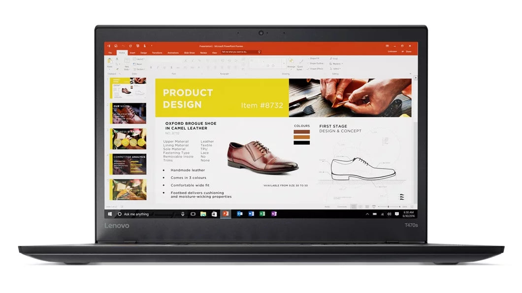 ThinkPad T470s Touch Windows 7 Pro Portable computer - Core i7-7600U, 20GB RAM, 512GB PCIe NVMe SSD, 14" IPS FHD (1920x1080) Matte Display Fingerprint Reader, Smart Card Reader, Black Color
