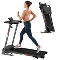 FYC Folding Treadmill for Home with Desk - 2.5HP Compact Electric Treadmill for Running and Walking Foldable Portable Running Machine for Small Spaces Workout, 265LBS Weight Capacity