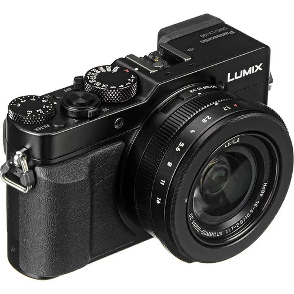 Lumix LX100 12.8 Megapixel Bridge Camera, Black