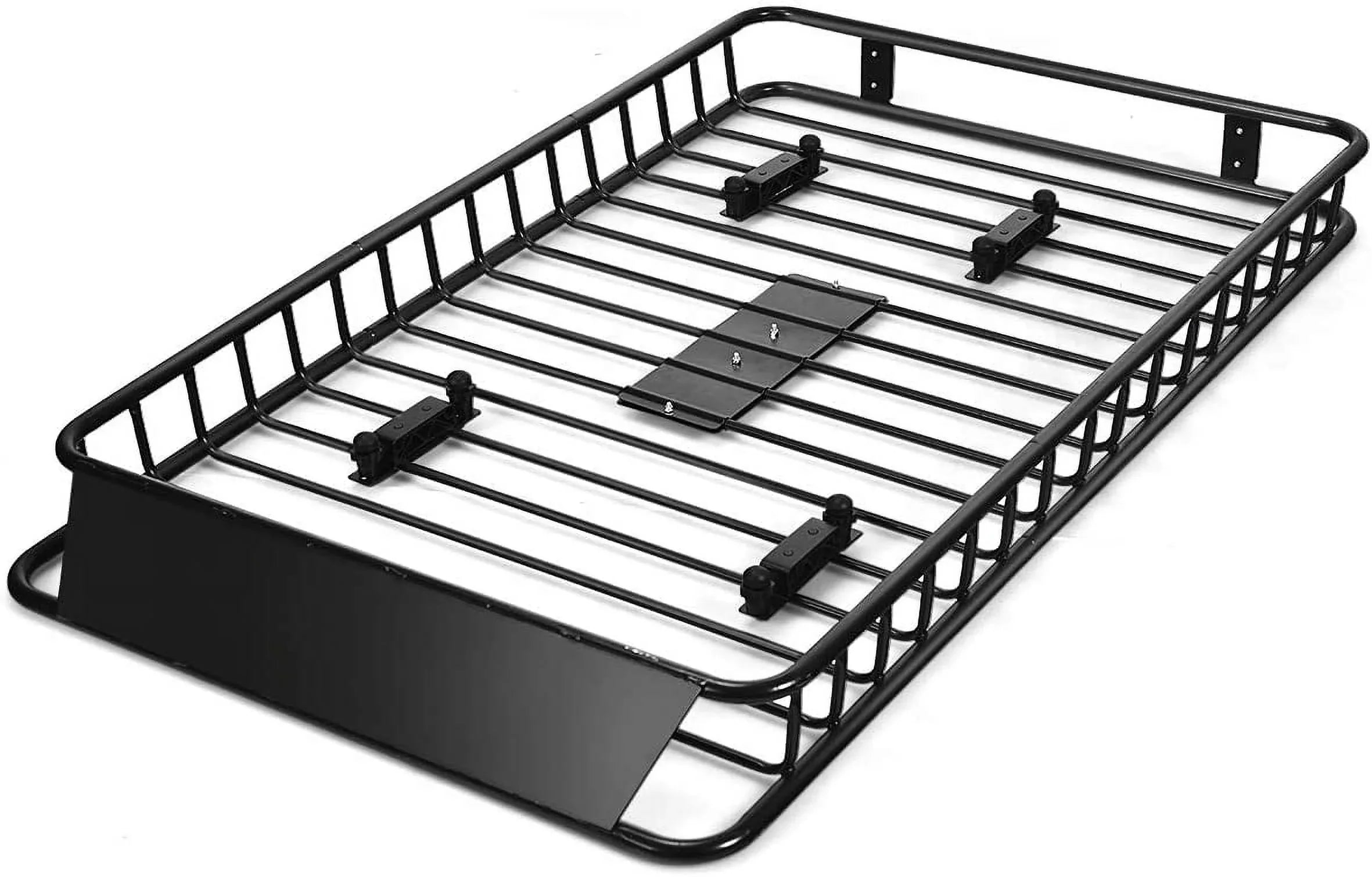 64" x 39”x 6” Roof Rack Cargo Basket with Extension, Universal Rooftop Cargo Carrier with 150lb Capacity, Car Top Luggage Holder Carrier for SUV, Truck