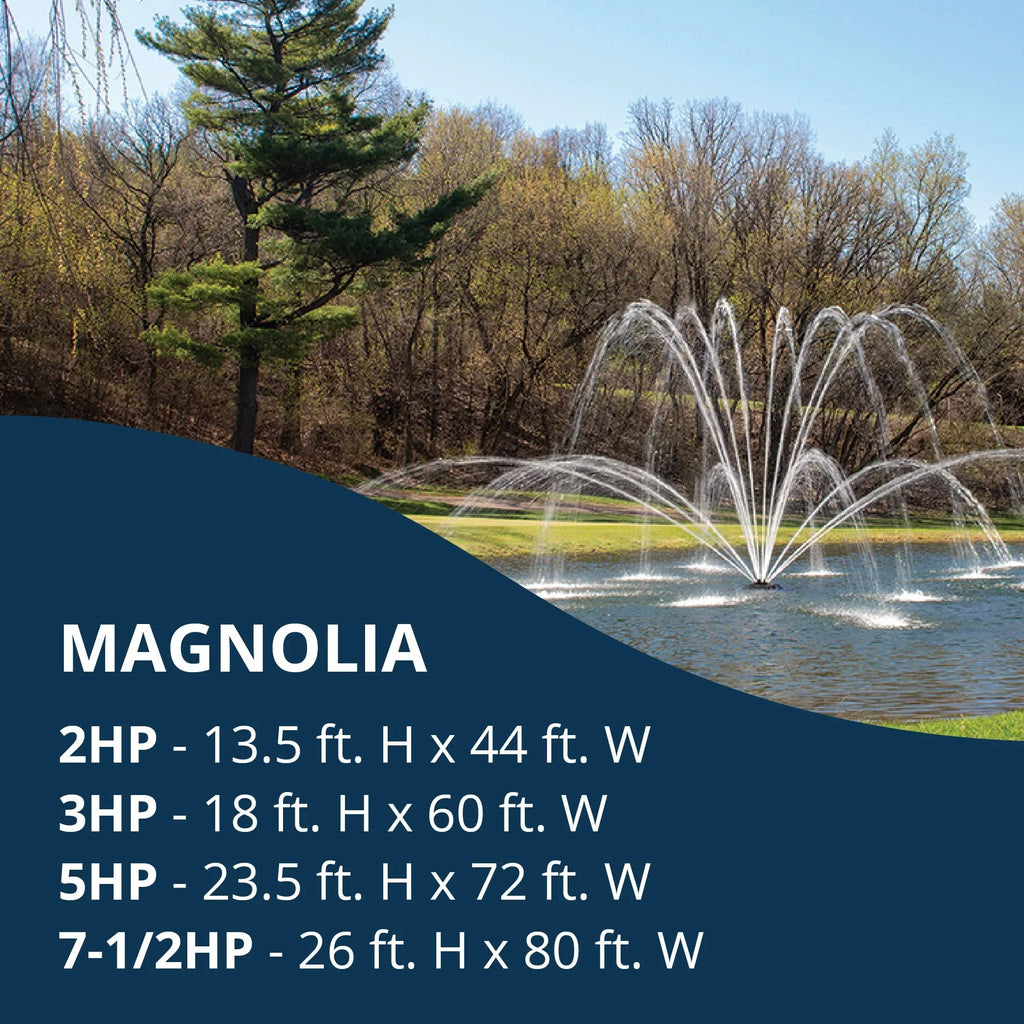 Kasco J Series 2 , 3 , 5 & 7-1/2 Magnolia Premium Fountain Nozzles Only (Fountain not Included)