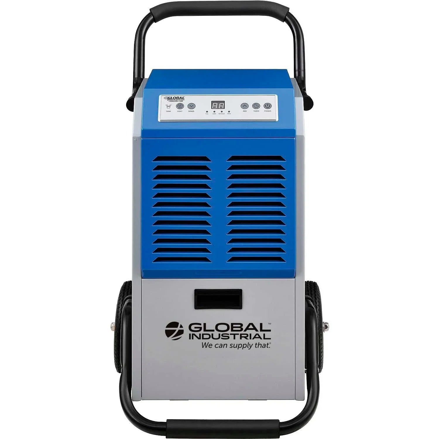 Global Industries 246687 Commercial Dehumidifier Heavy Duty 110 Pints Per Day, Blue & Grey