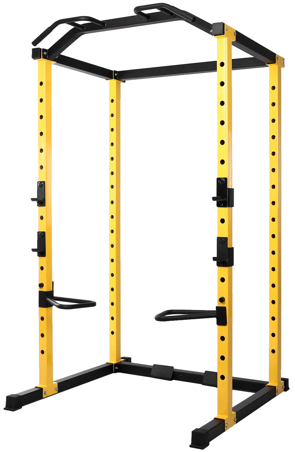 BalanceFrom PC-1 Series 1000lb Capacity Multi-Function Adjustable Power Cage Power Rack with Optional Lat Pull-down and Cable Crossover, Power Cage with Lat Pull-down