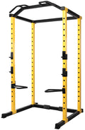 BalanceFrom PC-1 Series 1000lb Capacity Multi-Function Adjustable Power Cage Power Rack with Optional Lat Pull-down and Cable Crossover, Power Cage with Lat Pull-down