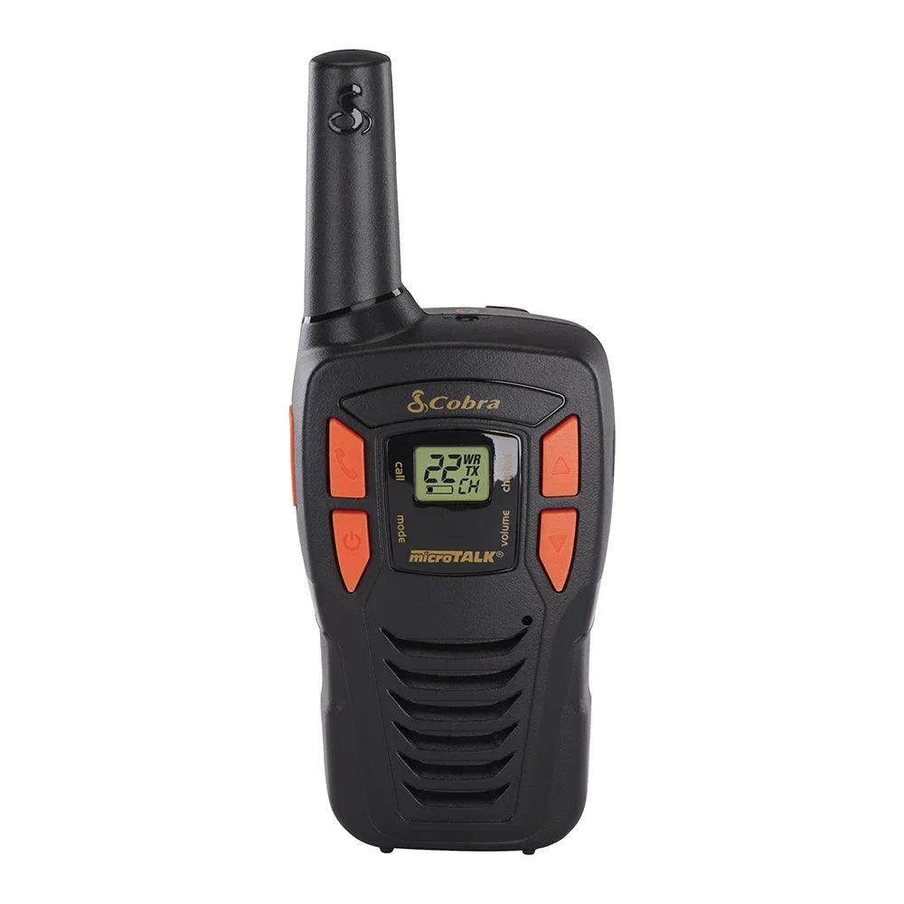 Cobra ACXT145 Compact Walkie Talkies for Adults - Rechargeable, Lightweight, 22 Channels, Long Range 16-Mile Two-Way Radio Set