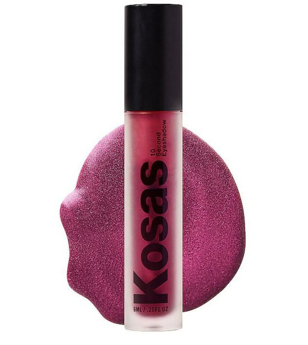 Kosas 10-Second Liquid Eyeshadow - Fahrenheit (warm violet burgundy) - 0.2 oz/ 6 mL