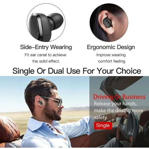 For Google Pixel 7a - TWS Headphones, Wireless Earbuds Earphones True Wireless Stereo Headset Hands-free Mic Charging Case B4K