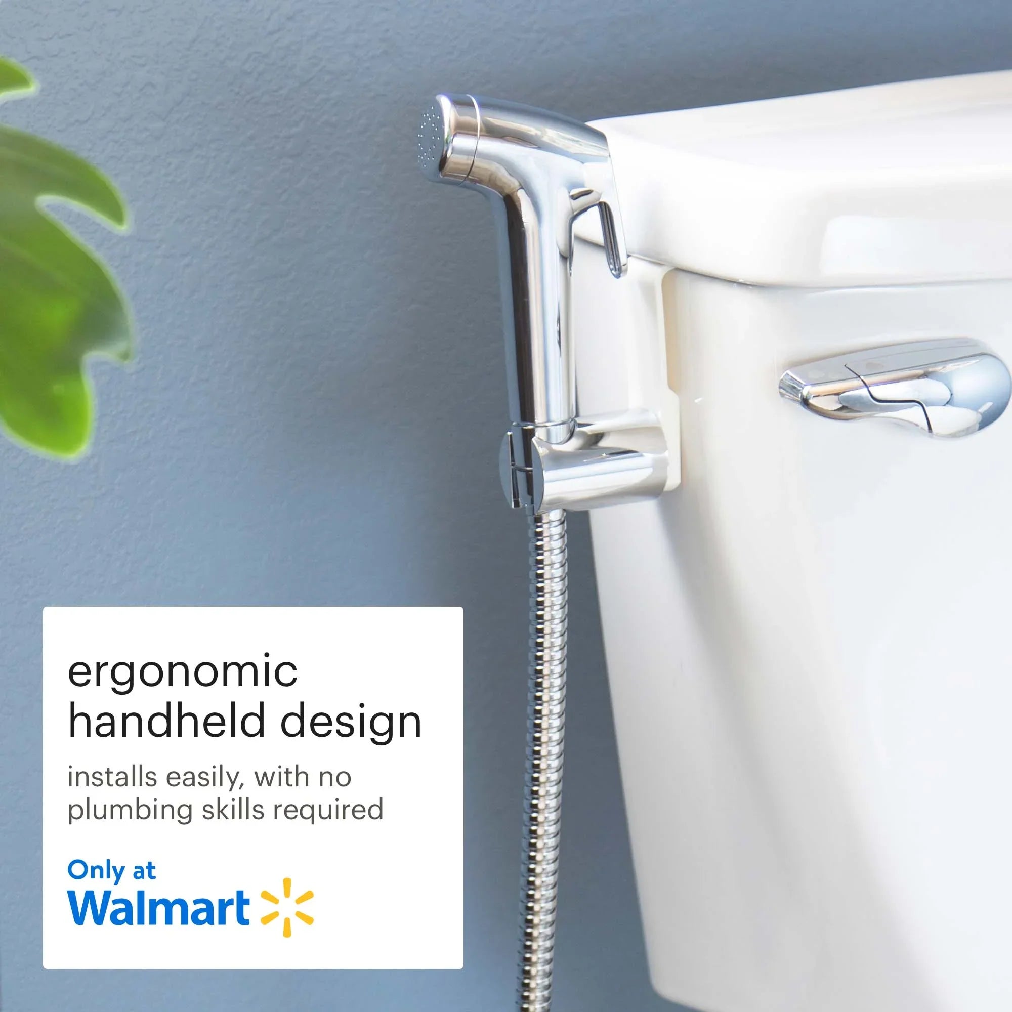 Brondell Rinslet Hand-Held Bidet in Chrome Finish