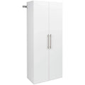 Pemberly Row 30" Large Wall Mounted Garage Cabinet in White Finish