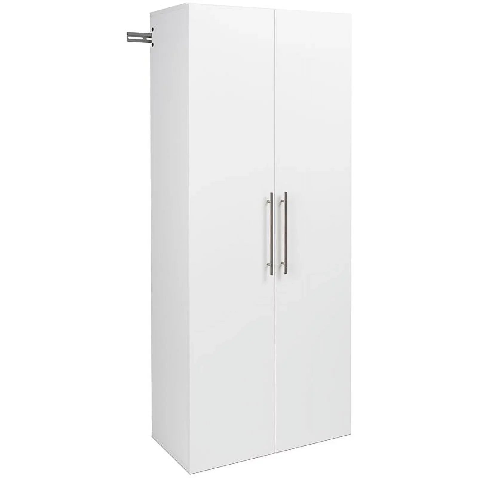 Pemberly Row 30" Large Wall Mounted Garage Cabinet in White Finish
