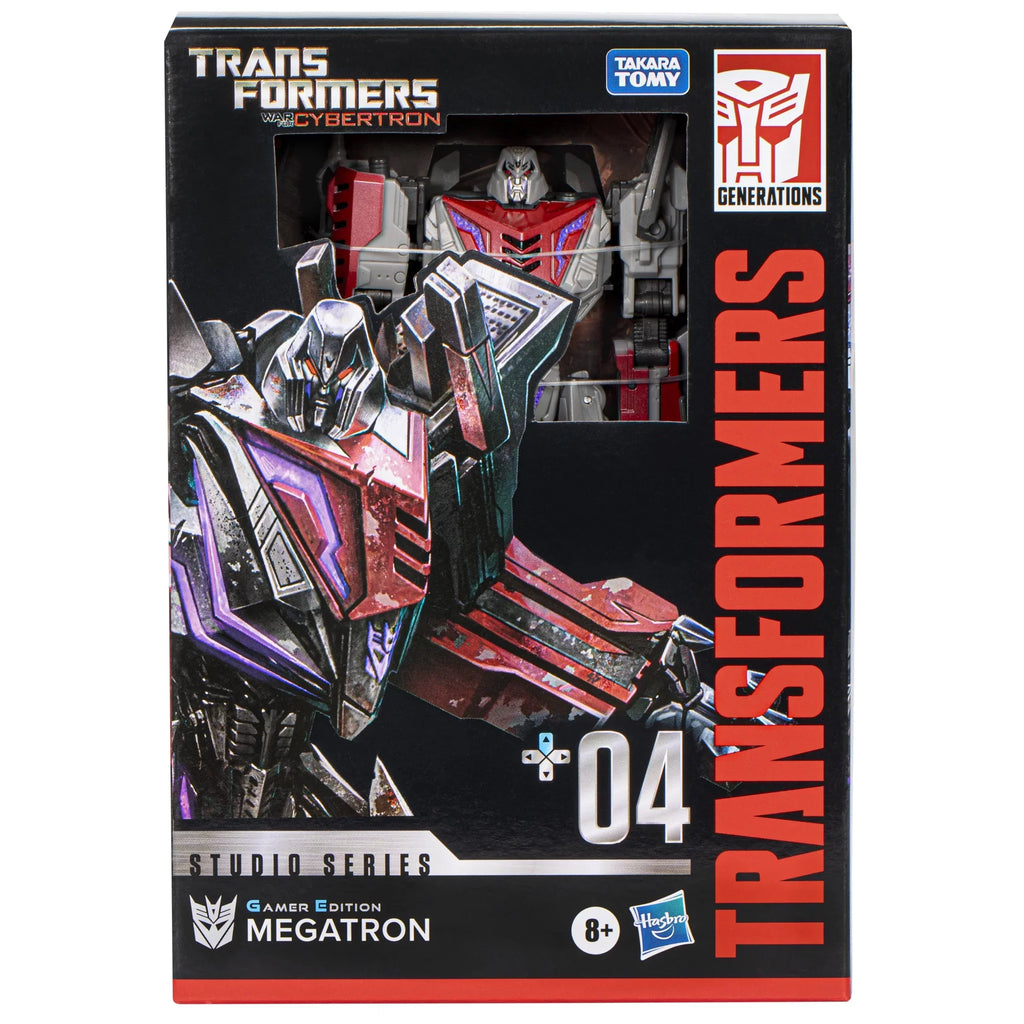 Transformers Studio Series Voyager 04 Gamer Edition Megatron Converting Action Figure (6.5”)