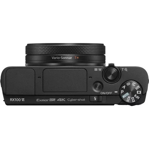 Cyber-shot DSC-RX100 VI 20.1MP Digital Camera - 7PC Accessory Bundle