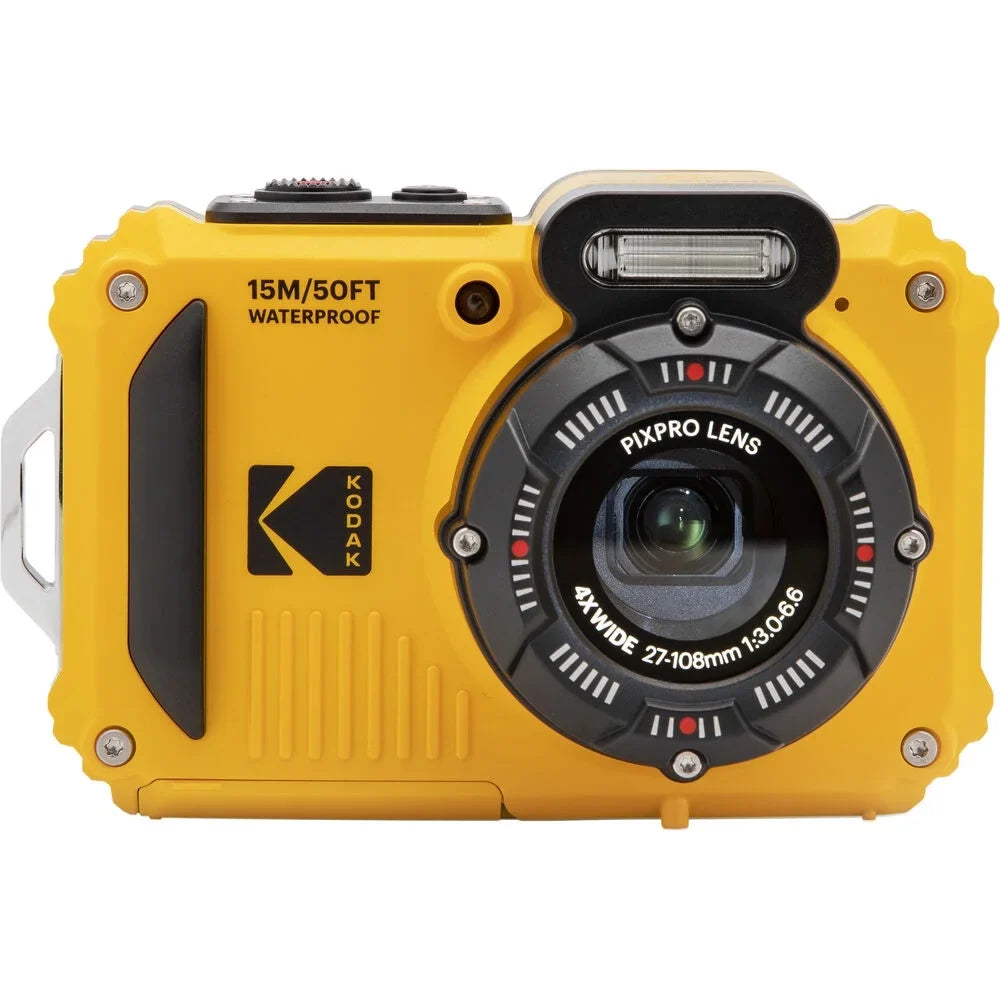 Kodak PIXPRO WPZ2 Digital Camera + Foam Floating Strap +Spider Tripod + Case+ 1 Yr Warranty