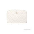 Kate Spade Carey Mini Parchment Quilted Smooth Leather Camera Crossbody Handbag