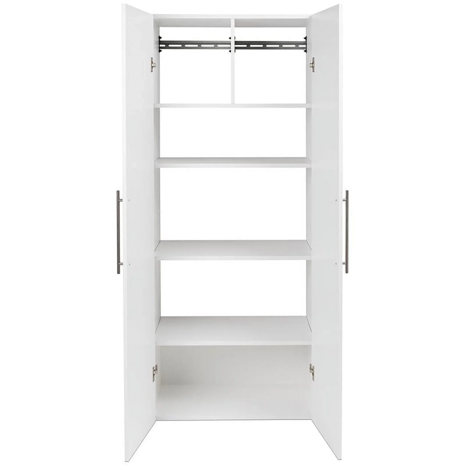 Pemberly Row 30" Large Wall Mounted Garage Cabinet in White Finish