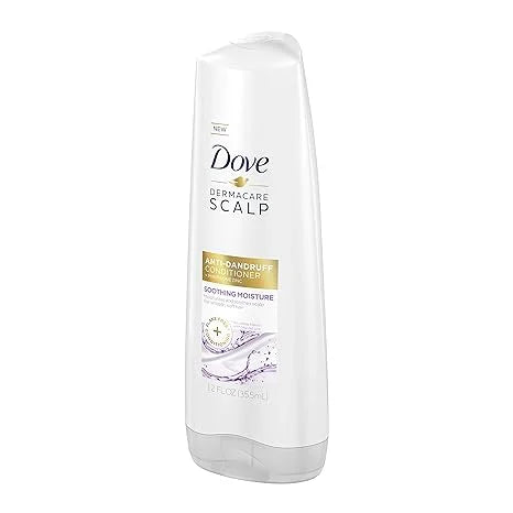 Dove Beauty Dermacare Scalp Soothing Anti-Dandruff Conditioner, 12 Oz, 6 Pack