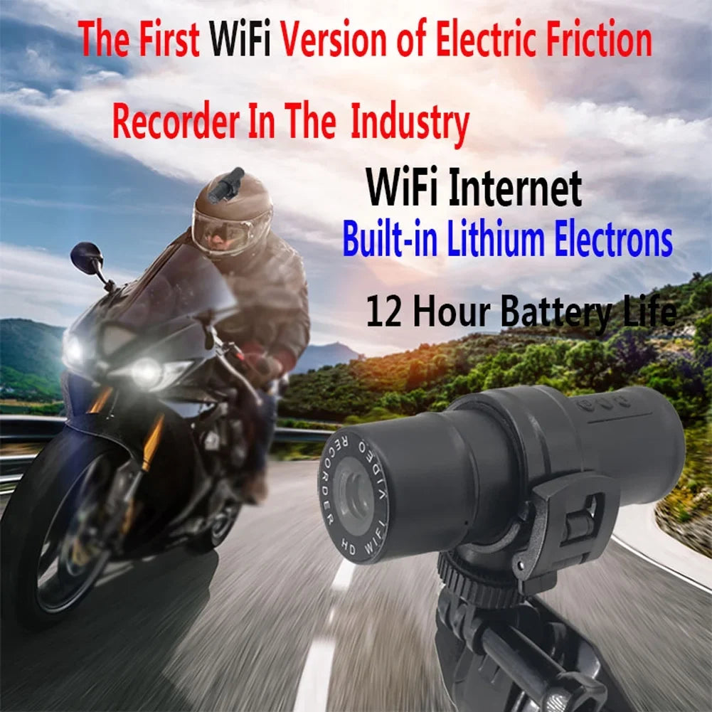 OWSOO Motorbike 1080P Sports Action Recorder Liquid DVR Video Cam WiFi Connection for Bike Motorcycle Electric Bike