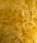 Faux Fake CURLY Yak FUR 3.5" LONG Pile Japanese Fire Retardant Yarn 2.3oz Per Yard / Craft, Sewing Cosplay 58" Wide Sold by Continuous Yard (Yellow)