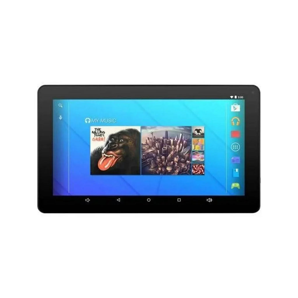 Restored Ematic 10" 16GB Quad-Core Tablet with Android 7.1 (Nougat) + Keyboard Folio Case and Headphones (EGQ235SKBU) (Refurbished)