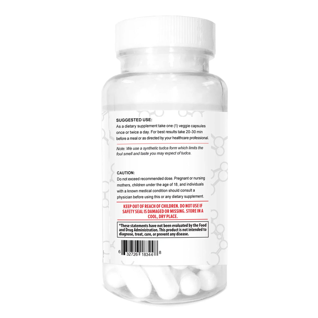 (3 Pack) TUDCA (Tauroursodeoxycholic Acid) - 500mg - 180 Capsules - Help Supports Liver Health