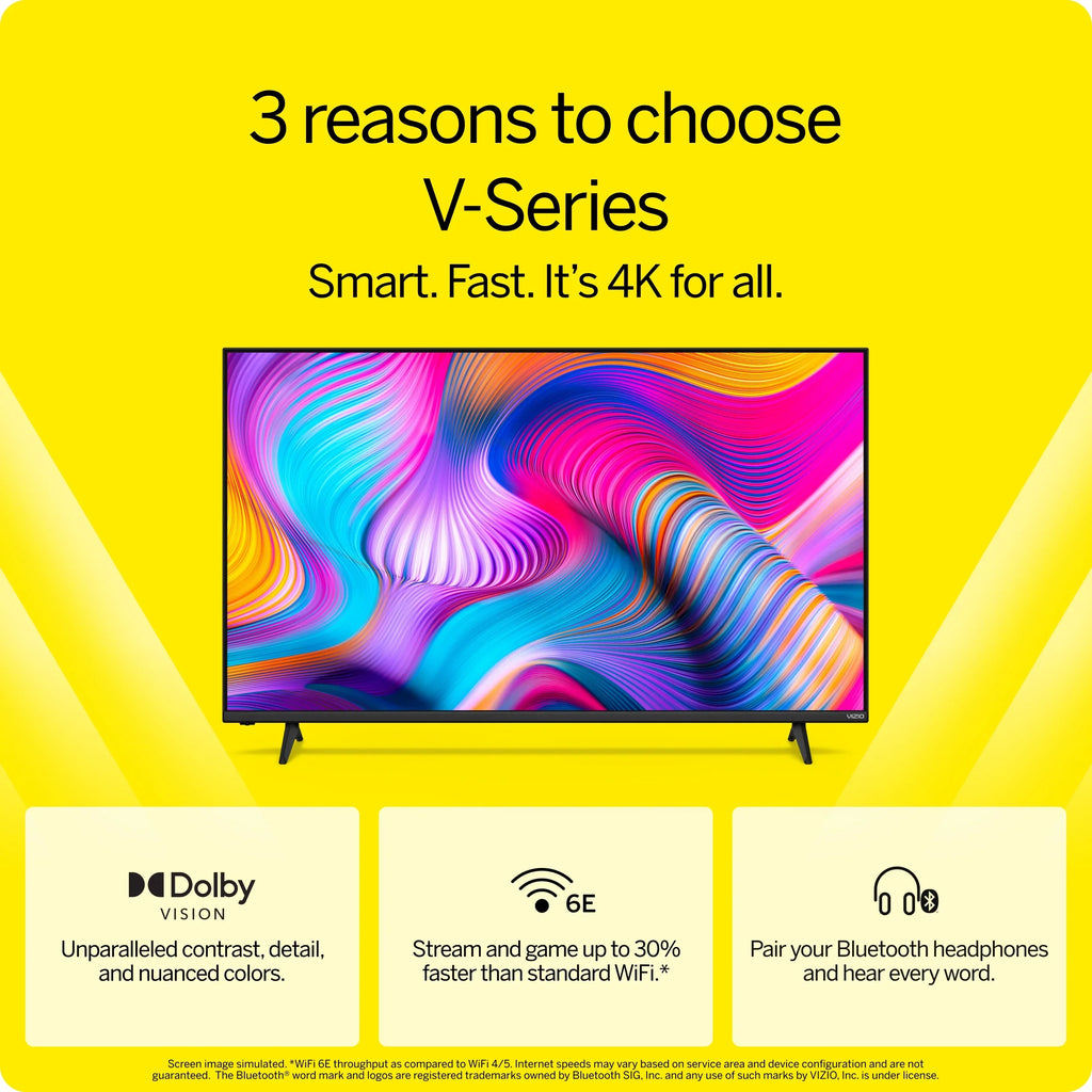 VIZIO 43" Class V-Series 4K LED HDR Smart TV 2023 V435M-K04