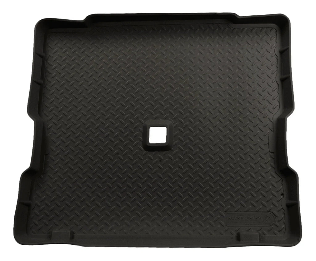 Husky by RealTruck Cargo Liner Compatible with 87-95 Wrangler, 97-02 Wrangler Compatible with select: 1997-2002 Jeep Wrangler / TJ, 1989-1995 Jeep Wrangler / YJ
