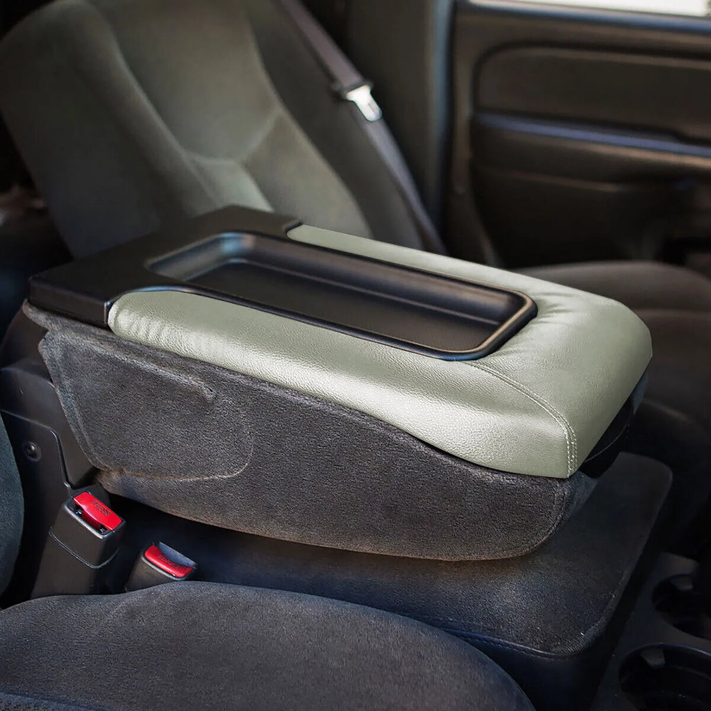 Gray Center Console Lid Kit Arm Rest Latch For Cadillac Escalade 2002-2006 For Chevrolet Avalanche Silverado 1500 2500 GMC Sierra 1500 Yukon XL 2001-2007