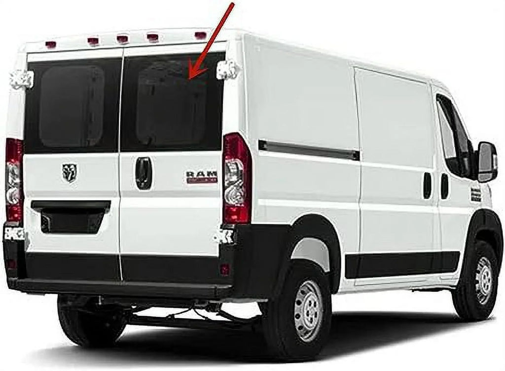 Stationary Back Window Back Glass Passenger Right Side Compatible with Ram Promaster Cargo Van 2014-2021 Models