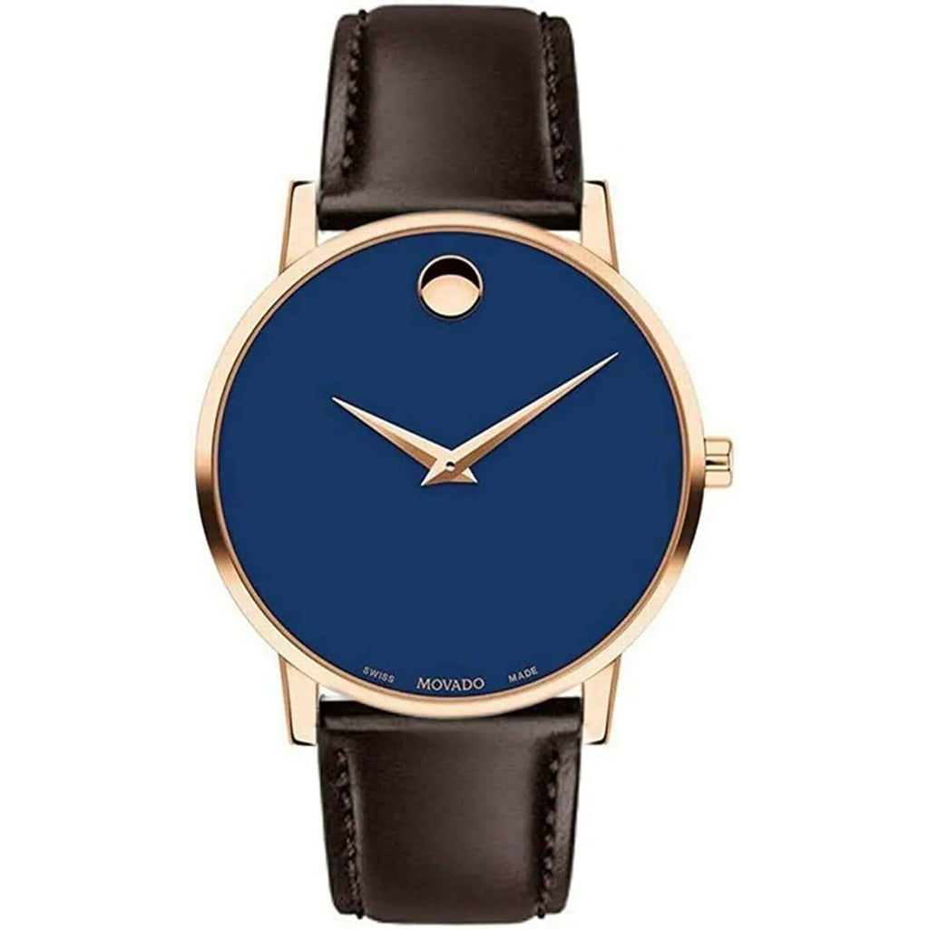 Movado 0607316 Men's Museum Classic Brown Strap Quartz Watch