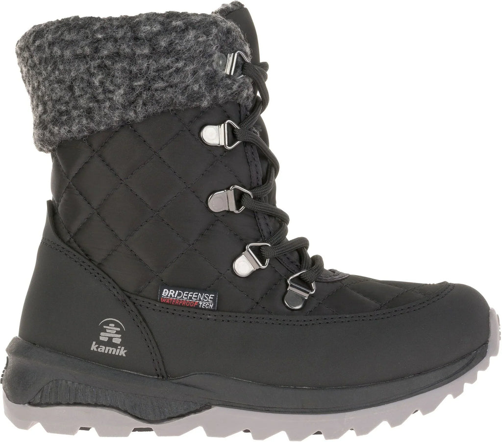Kamik Libra big kids Winter Liquid Boots black Size 3 youth New in box