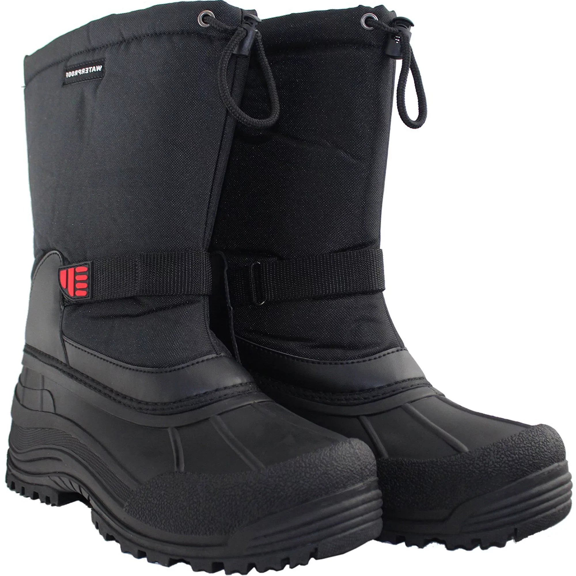 Tanleewa Men's Winter Boots Liquid Insulated Snow Boots Anti-Slip Shoe Size 11.5 Adult Male