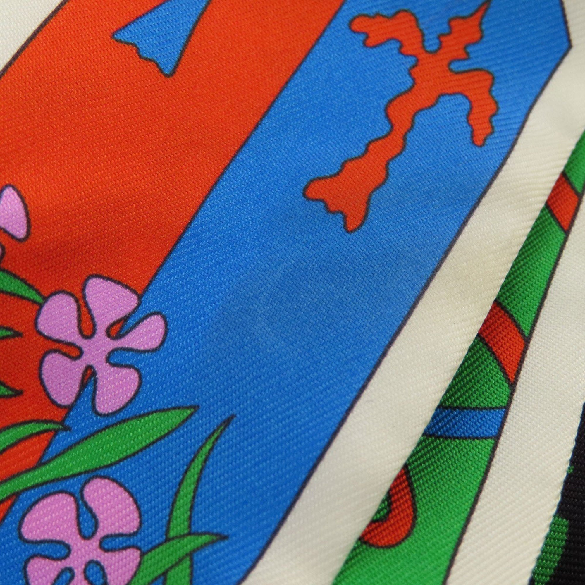 Pre-Owned Hermes Twilly Scarf Silk Women's HERMES (Good)