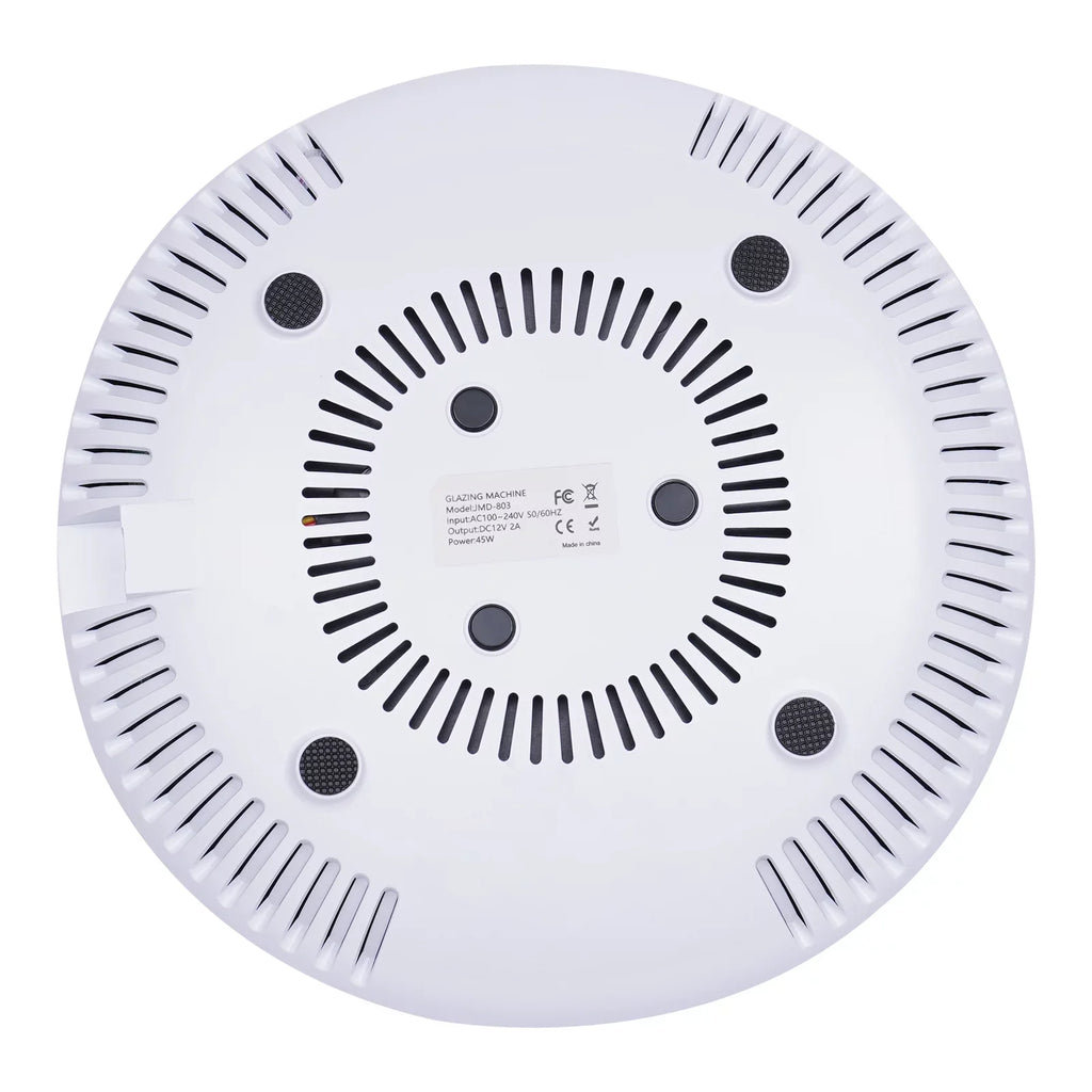 Oukaning 45W Nail Dust Collector Reusable Filter Vacuum Cleaner Fan Strong Suction Salon(White)