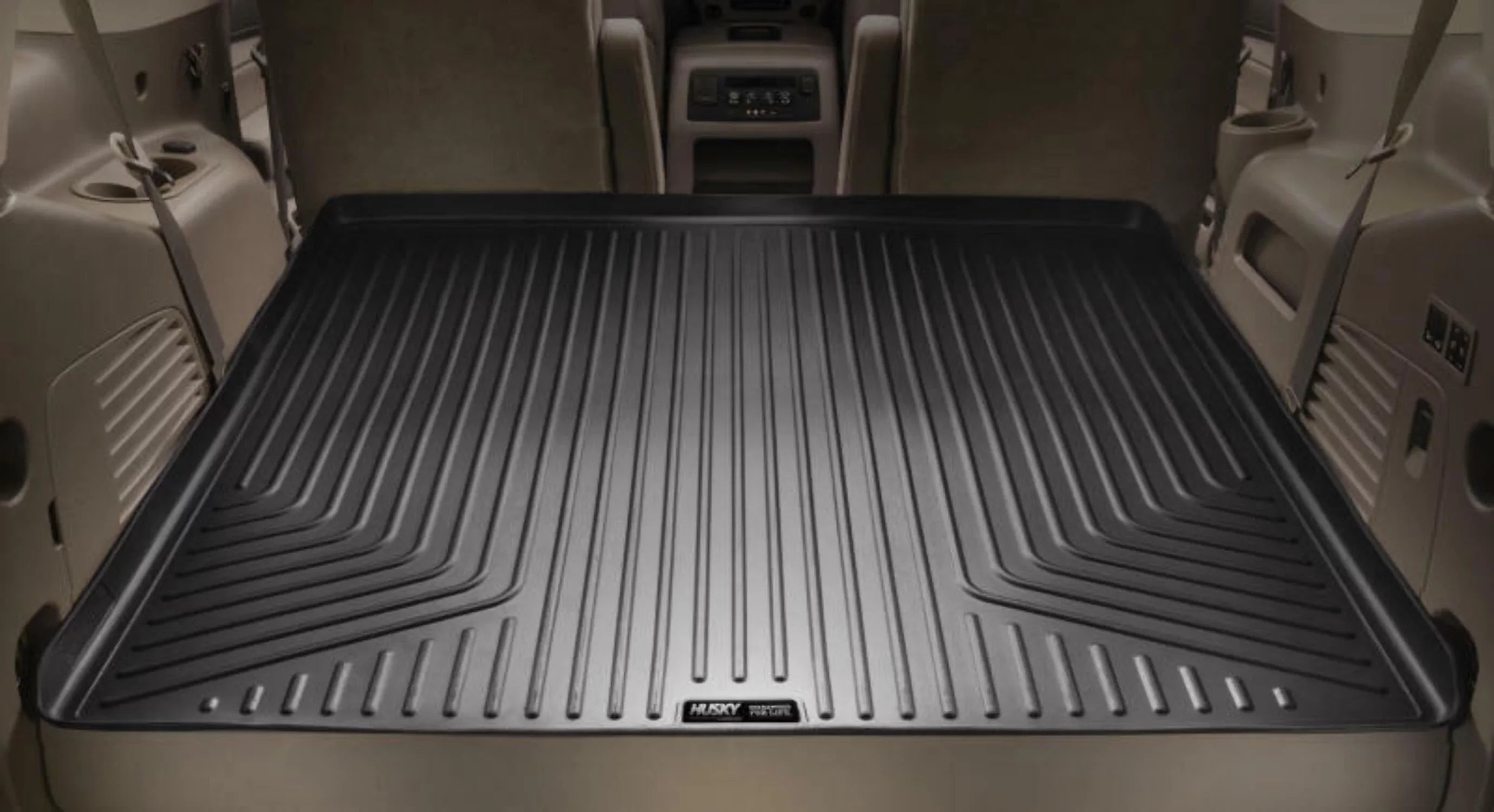 Husky by RealTruck Weatherbeater Series Cargo Liner Tan Compatible with 08-12 Ford Escape, 08-11 Mazda Tribute, 08-10 Mazda Tribute, 08-11 Mercury Mariner