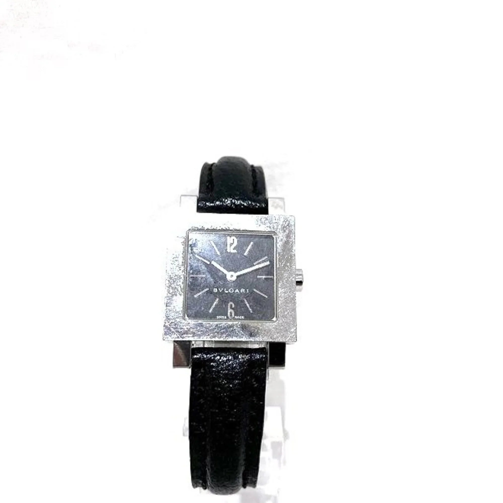 Pre-Owned Bulgari BVLGARI Quadrato SQ22SL Quartz Watch Ladies (Fair)