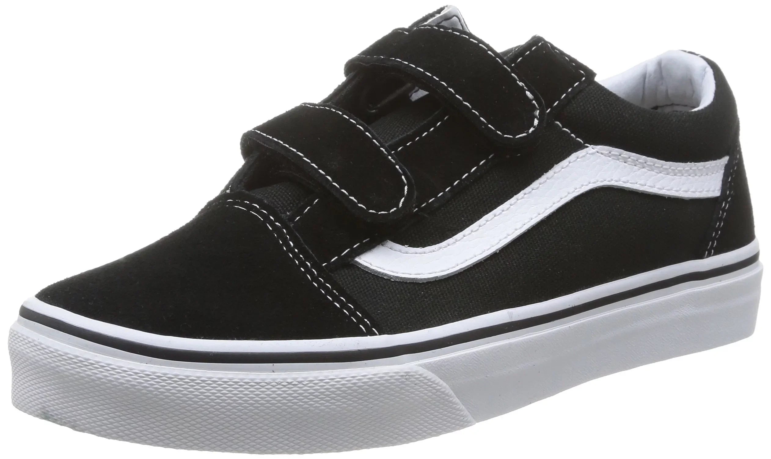 VANS Old Skool V Unisex/Child shoe size Kid 2.5 Athletics VN000VHE6BT Black/True White