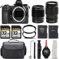 Z6 Mirrorless with 24-200mm f/4-6.3 VR Lens + 35mm f/1.8 S Lens + 64GB Storage + UV Filter + Backup Battery + Case + Cleaning Kit - International Version