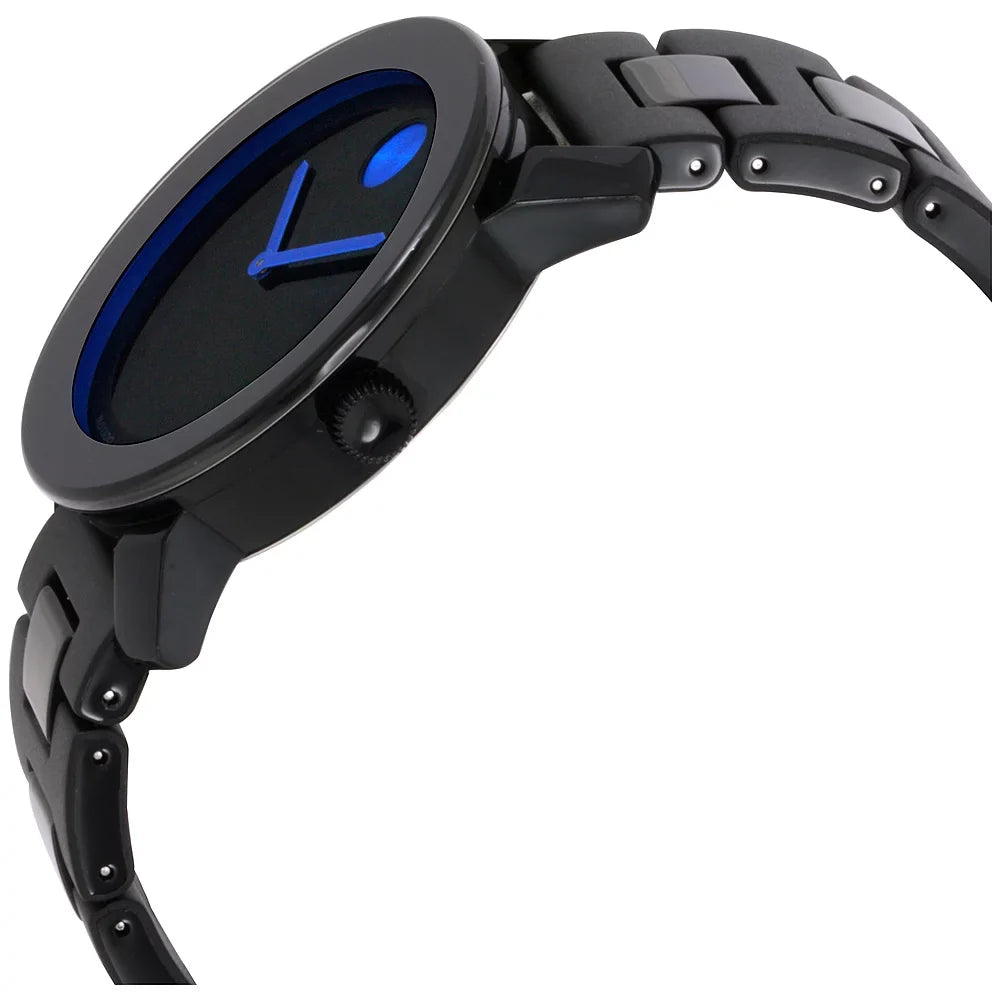Movado Bold 42 mm Black Dial TR90/Polyurethane Stainless Steel Mens Watch 3600099