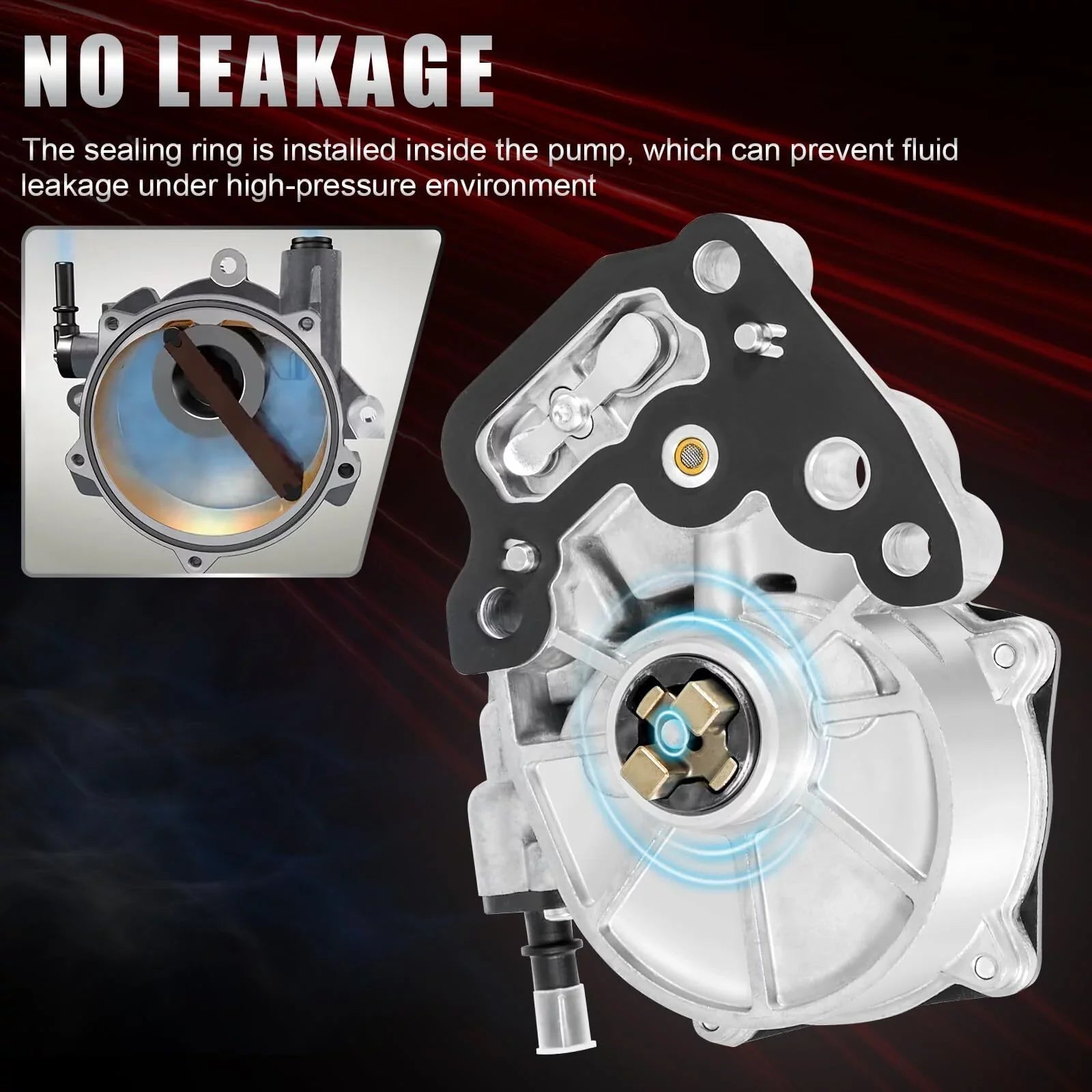 Brake Vacuum Pump for 2016-2019 Chevy Cruze Malibu Spark Equinox, GMC Terrain, Buick Encore Engine 1.4L/1.5L