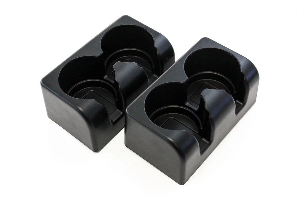 Red Hound Auto 2 Compatible with Chevy GMC Colorado Canyon 2004-2012 Bench Seat Black Cup Drink Holder Drink Beverage Replaces 19256630