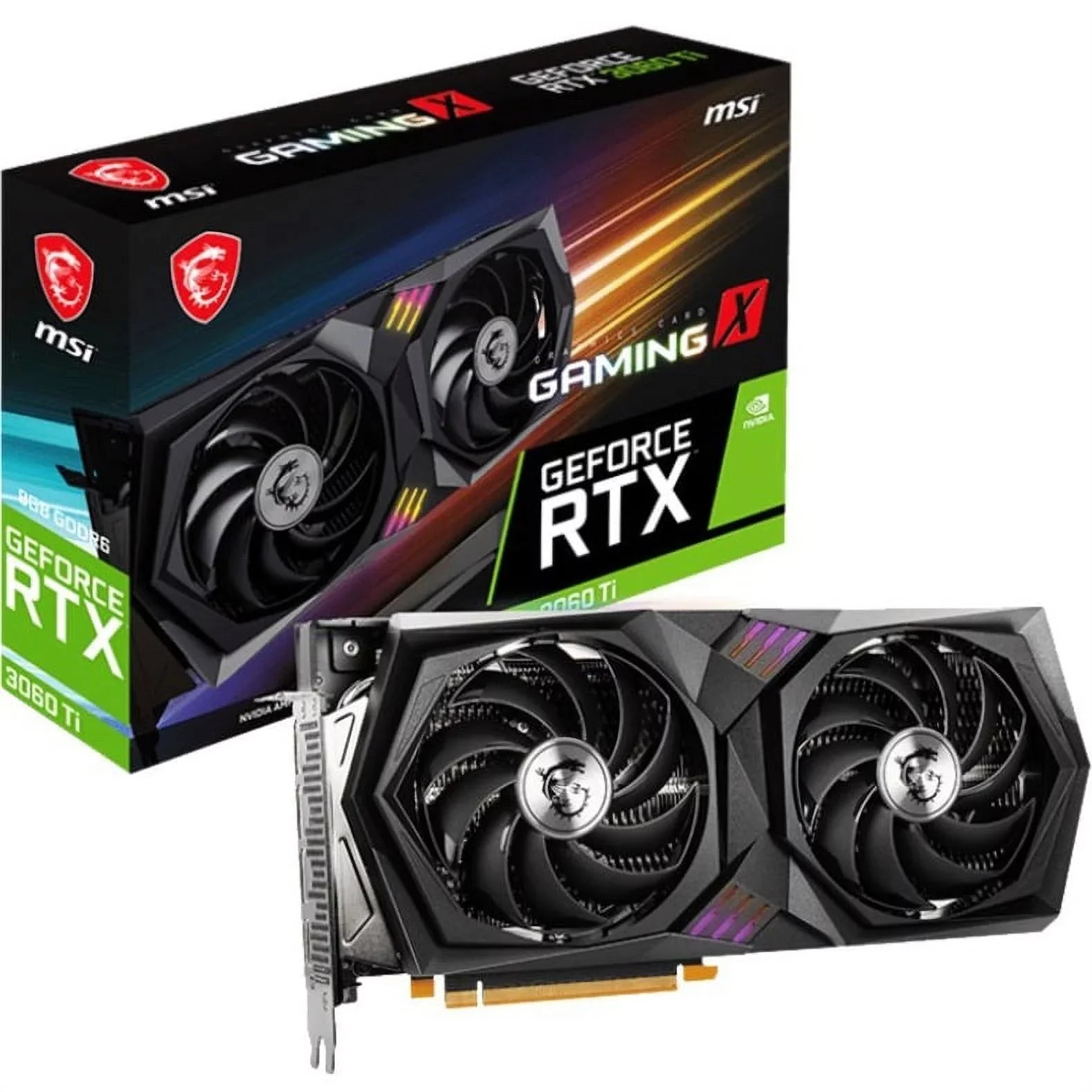 MSI NVIDIA GeForce RTX 3060 Ti Graphic Card - 8 GB GDDR6