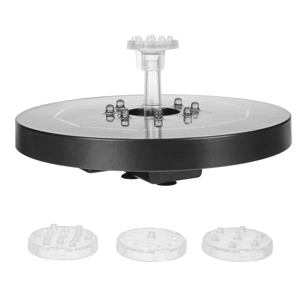 Guichaokj 1 set of Outdoor Solar Fountain Creative Fountain Pond Fountain with LED Light